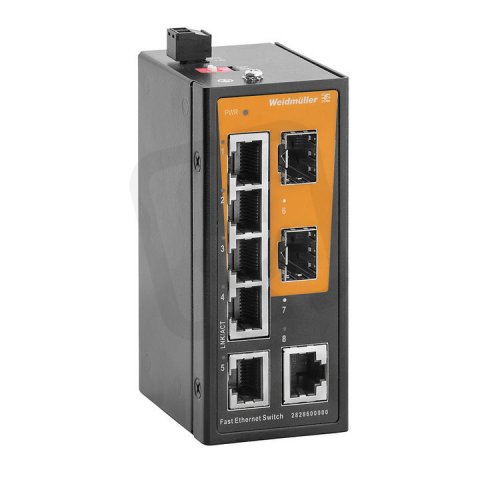 Síťový přepínač Fast Ethernet IE-SW-ELB-08-6TX-2FESFP WEIDMÜLLER 2828600000