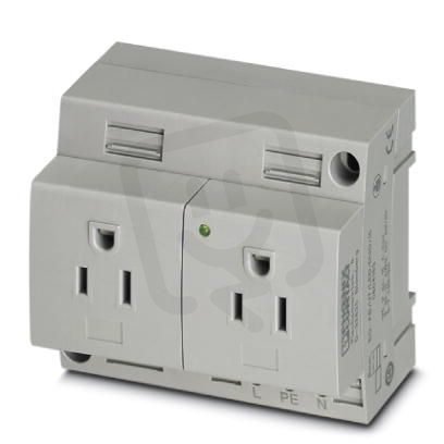 EO-AB/UT/LED/DUO/15 Dvojitá zásuvka 0804163