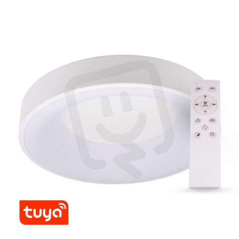 ZULU KPT60-W bílé kulaté TUYA+RF CCT LED svítidlo T-LED 105559