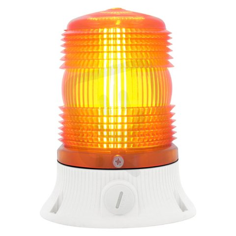 Maják zábleskový MINIFLASH X 110 V, AC, IP54, oranžová, světle šedá SIRENA 63760