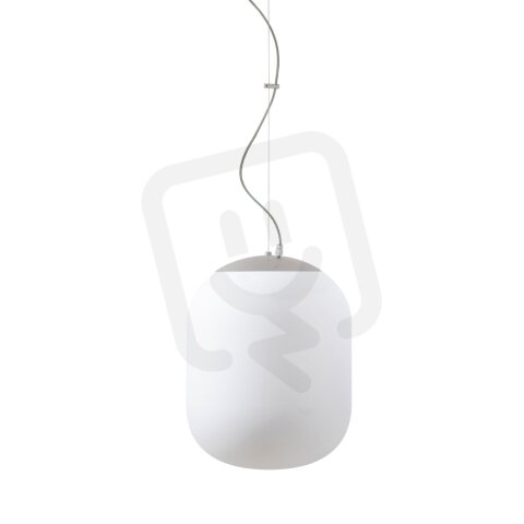 Závěsné LED svítidlo se skleněným stínidlem TANIA L2 HP 59W IP40 DALI 4K bílá