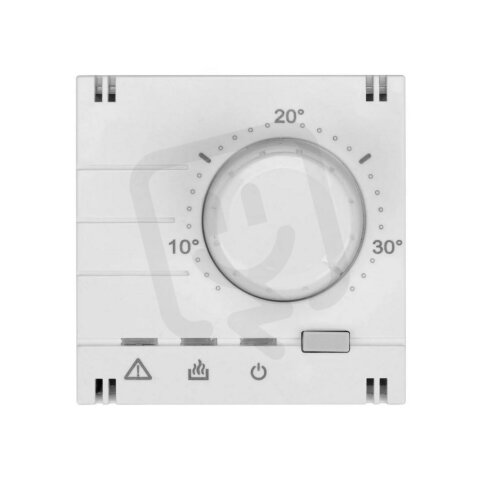 Kryt termostatu pro topení, analogový, bílý SCHRACK EV103011--