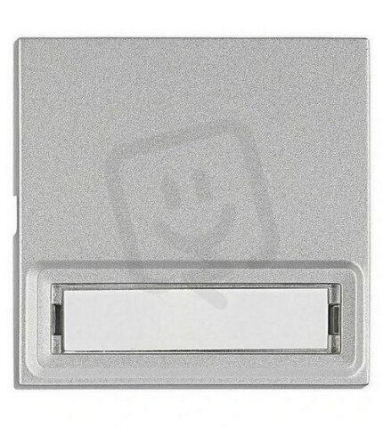 Kryt přístrojů s podsvětleným popisovým polem, stříbrný SCHRACK EV122211--