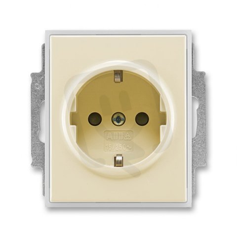 ABB Element 5518E-A03459 21 Zásuvka jednonásobná s o