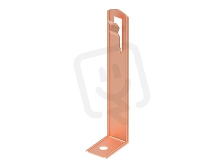 Univerzální přítlačný držák vedení L-60, drát 8/10mm, materiál Cu GROMTOR 404114