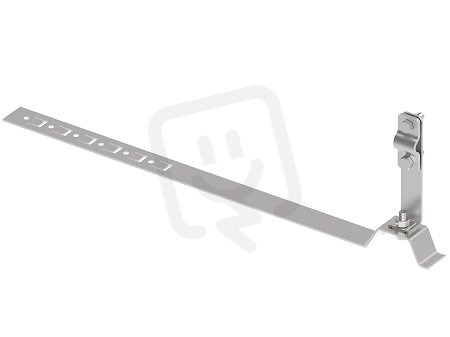 Držák vedení s příchytkou L415 pod střešní krytinu na drát d8/10mm, Inox 405813