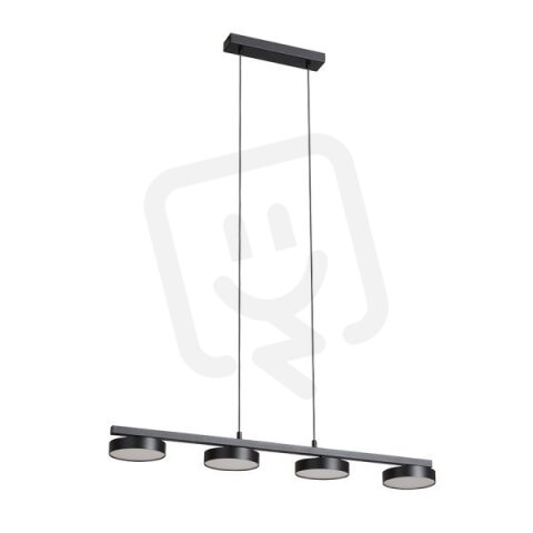 ARETHA IV závěsná černá  230V LED 4x12W  3000K RENDL R14424