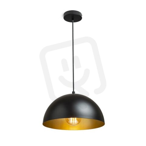 GLADYS 30 závěsná černá/zlatá 230V E27 15W RENDL R14110