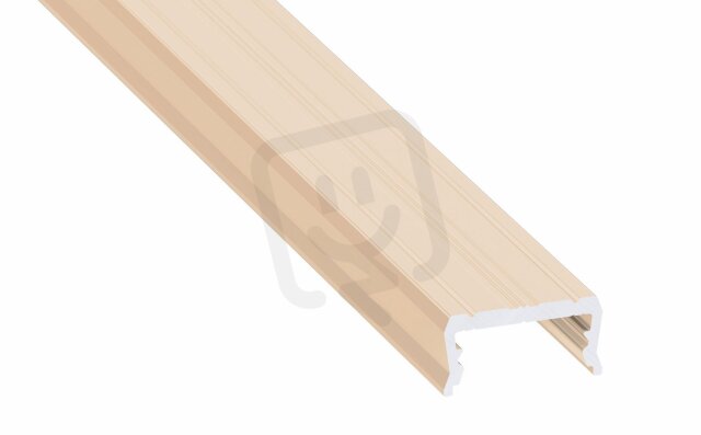 Přisazený hliníkový profil AL-PROFIL ATOM LIGHT IVORY LACQUERED 2M GXLP1129