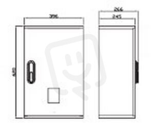 Smyčkovací skříň SS101/NVF2W 1 sada 1/250A výklenek (ČEZ, EGD, PRE) ESTA 03621