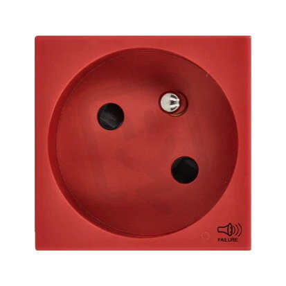 Zásuvka silová K45 (přístroj s krytem),