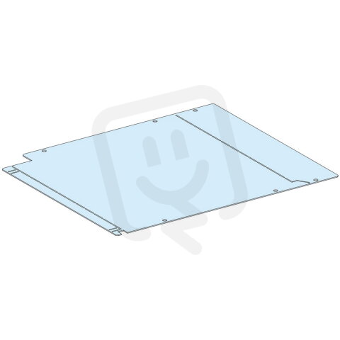 Plný kryt horizontální přípojnic, H=400mm, Š=800mm SCHNEIDER LVS04919