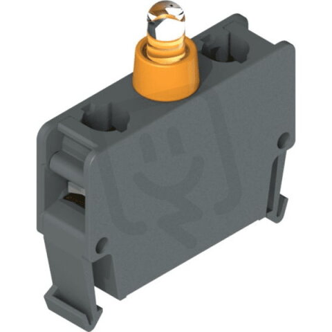 LED kontrolka 12-30V AC/DC Šroubová svorka Oranžová Trvalý svit na základnu IP20