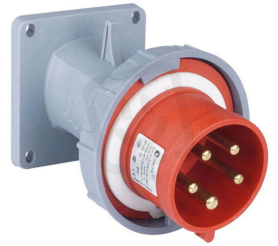 Vestavná přívodka 5x32A/IP67, úhlová, Quick Connect TP ELECTRIC 532-6-PVD-Q-G
