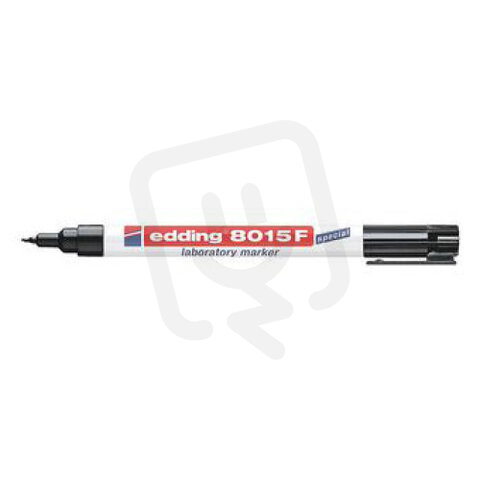 Permanentní pero s kulatým hrotem 0,75mm, popisovač na sklo EDDING 8015F černá