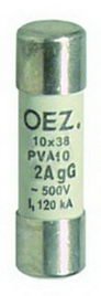 PVA10 0,5A aM Pojistková vložka AC500V/DC250V vel.10x38 motorová OEZ:40759