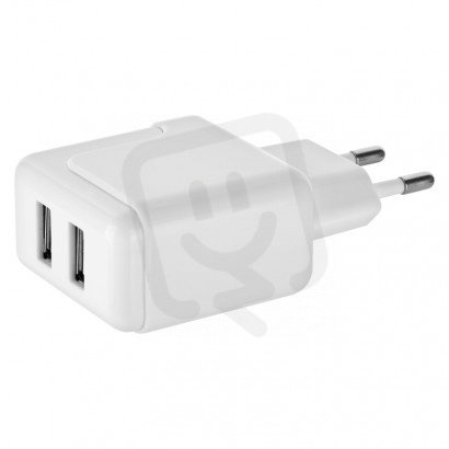 Adaptér USB SMART do sítě 3.1A+MICRO USB kabel+USB-C redukce Emos V0119