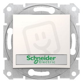 Sedna Ovládač tlačítkový orientační kontrolka ř.1/0So Cream SCHNEIDER SDN1600323