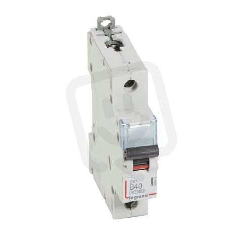 DX3 JISTIČ, 1 PÓLOVÝ, CHAR. B,40A 10000A/16KA LEGRAND 408876