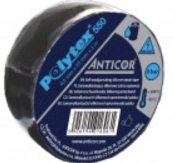 Instalační páska ANTICOR 550 Polytex-silikonová /25mm x 3m x 0,5mm/ černá