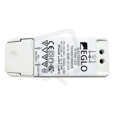 TRAFO-HALOGEN 0-70W/ LED 0-40W 1ks EGLO 92348