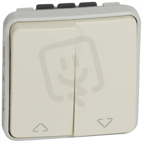 PLEXO 55 SPÍNAČ OVLÁDAČ ŽALUZIÍ BÉŽOVÝ LEGRAND 069629