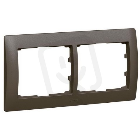 GALEA RÁMEČEK 2-NÁSOBNÝ HORIZONTÁLNÍ BRONZ LEGRAND 771202