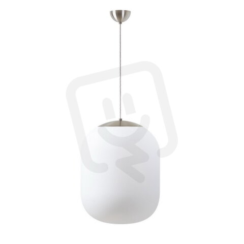 Závěsné svítidlo se skleněným stínidlem OSMONT TANIA S2 23W IP40 E27 nerez