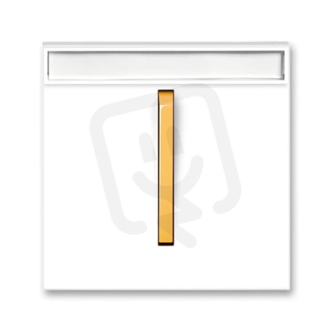 Kryt vypínače s páčkou, popis polem 3559M-A00610 43 bílá/ledová oranžová Neo ABB