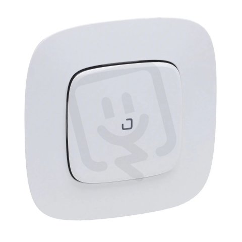 Valena Allure with Netatmo spínač s možností stmívání s 'N' vodičem, bílá