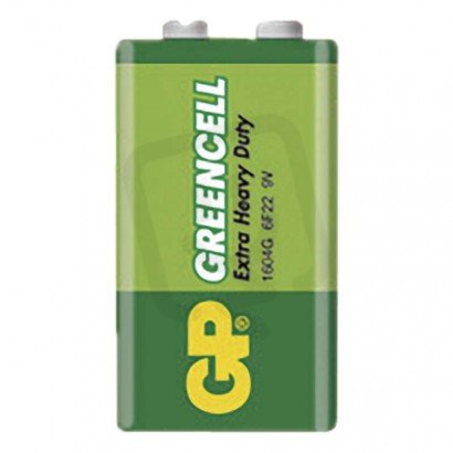 GP zinková baterie GREENCELL 9V (6F22)/1012501000/ B1250