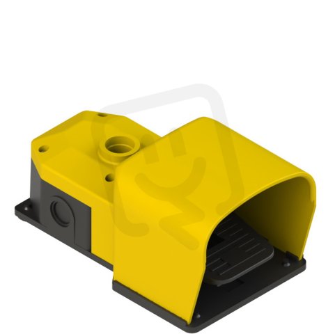 Nožní spínač PX10211, žlutý, IP65 (2NO+2NC), M25x1,5 pro VFKIT31, závit M20x1,5
