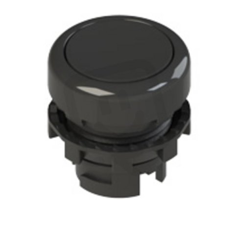 Tlačítko, 20 mm (R), černé, bez symbolu, plast. kroužek PIZZATO E21PU2R1210