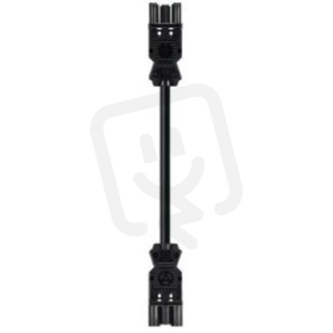 kabel propojovací se dvěma konektory gesis, 3-pól, 3*1,5mm2, délka 3,5m, černý