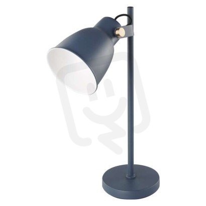 Stolní lampa JULIAN na žárovku E27, modrá EMOS Z7621BL