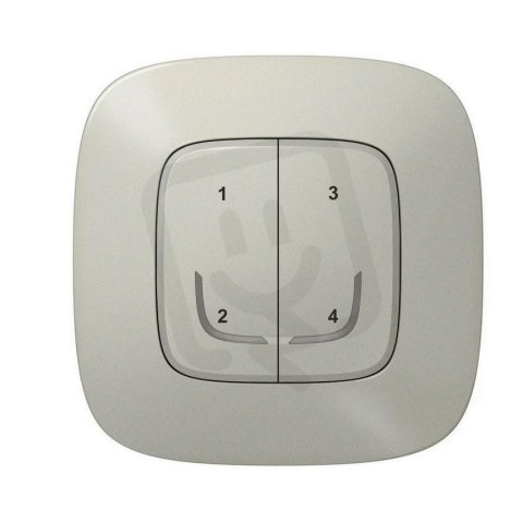 Valena Allure with Netatmo - bezdrátový ovladač scénářů ''1-4'', hliník LEGRAND