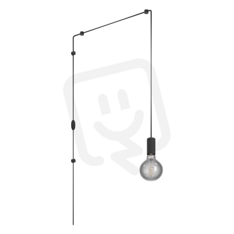 Závěsné svítidlo PINETINA E27 černá 1X40W EGLO 900976