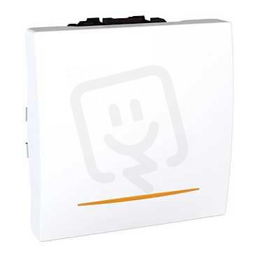 Unica Přepínač střídavý se signalizační kontrolkou ř.6Ss 16A Polar MGU3.263.18S