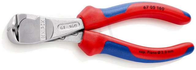 Silové čelní štípací kleště 160 mm KNIPEX 67 05 160