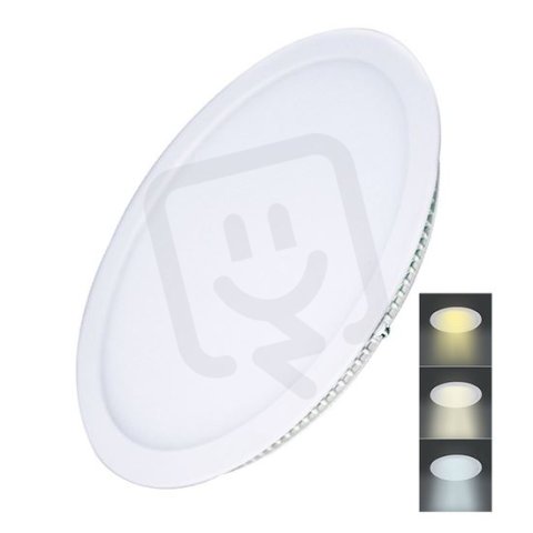 LED mini panel CCT podhledový 24W 1800lm 3000K 4000K 6000K kulatý SOLIGHT WD144