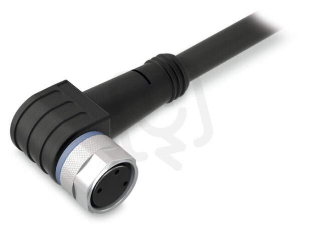 Kabel pro senzor/akční člen Zásuvka M8  úhlová 3pól. WAGO 756-5102/030-015