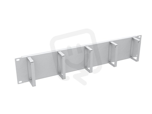 Vyvazovací panel 19" 2U RAL 7035 ocelový VP-02 SOLARIX 86031082