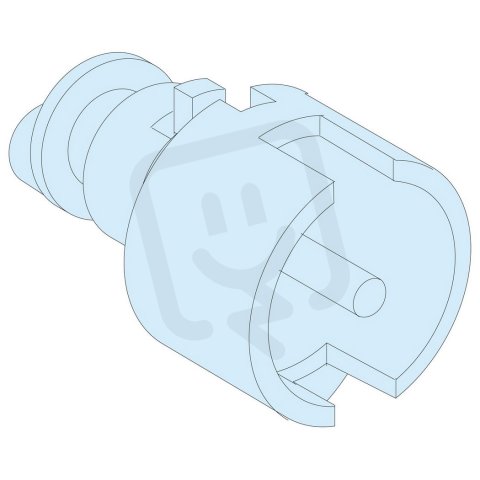 Vložka se čtvercovým otvorem 6mm, IP55 SCHNEIDER LVS09932