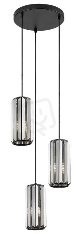 VENESS E27 3x 40W IP20 matná černá RABALUX 72255