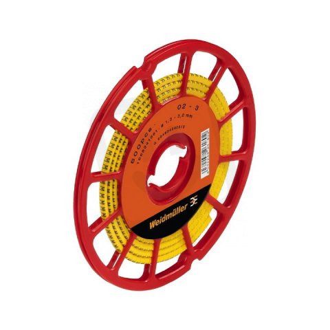 Značení vodičů CableLine CLI C 02-3 GE/SW Q CD WEIDMÜLLER 1568241669