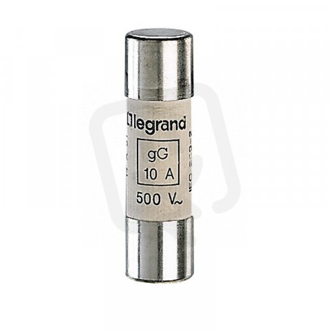 POJISTKA VÁLCOVÁ GG 14X51 10A 500V LEGRAND 014310