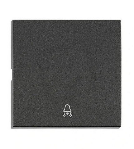 Kryt spínačů a ovladačů, symbol zvonek, antracit SCHRACK EV112203--