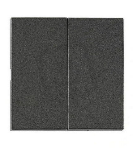 Kryt spínačů a ovladačů dvojitý, antracit SCHRACK EV112302--