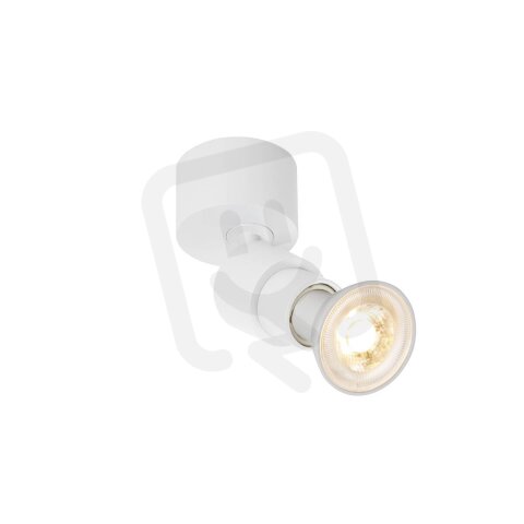 SLV PURI 2.0 Basic, nástěnné a stropní svítidlo, kulaté, 1x max. 6W GU10, bílé