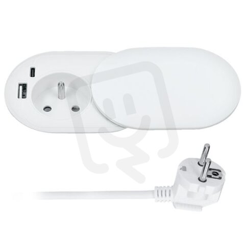 1z + USB A+C 20W PD vestavná zásuvka s p